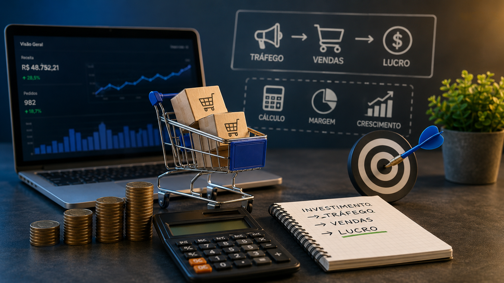 Quanto um e-commerce precisa investir em tráfego para crescer? — ProspectAds