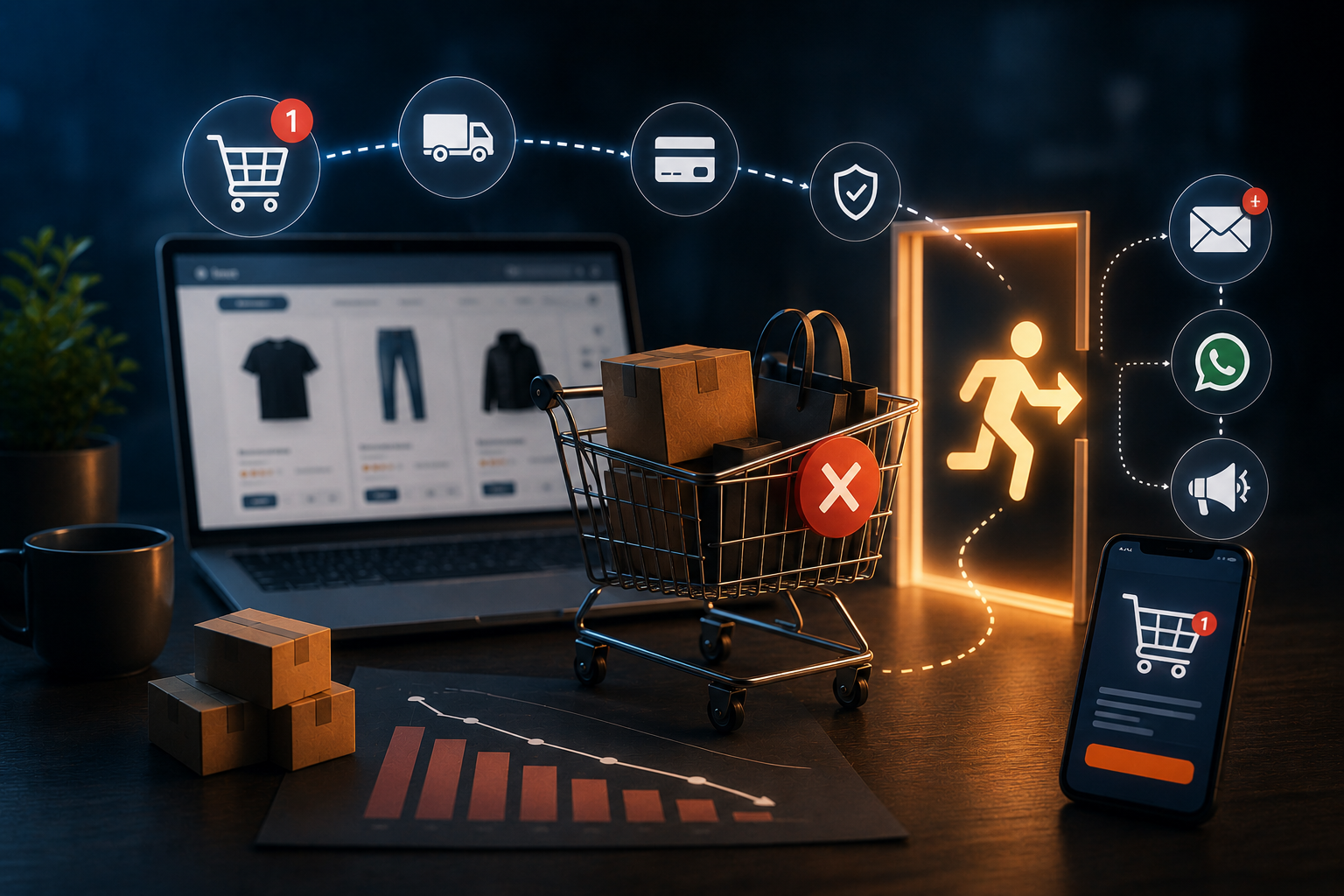 Como reduzir abandono de carrinho no e-commerce: 12 ações que realmente funcionam — ProspectAds