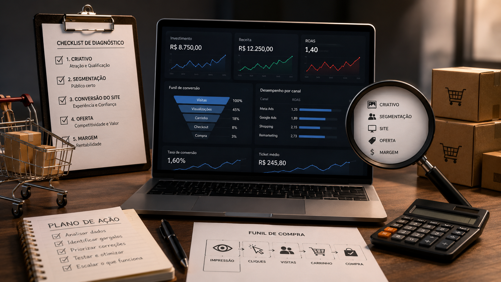 Meu ROAS está bom, mas meu e-commerce não cresce: o que pode estar errado? — ProspectAds